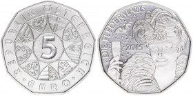 Sondergedenkmünze
5 Euro, 2015. Die Fledermaus
Wien
stfr