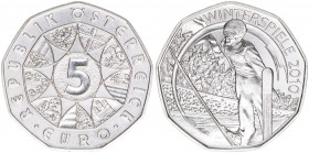 Sondergedenkmünze
5 Euro, 2010. Winterspiele
Wien
stfr
