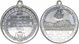 Franz Joseph I.
Salzburg. Zinnmedaille mit Originalöse, 1882. auf das 1300jährige Stiftsjubiläum
Salzburg
20,98g
Macho 138
vz+