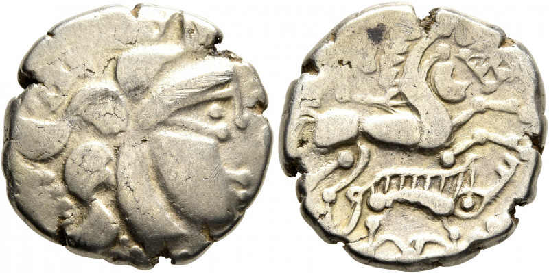 NORTHWEST GAUL. Baiocassi. 2nd-1st century BC. Stater (Electrum, 20 mm, 6.61 g, ...