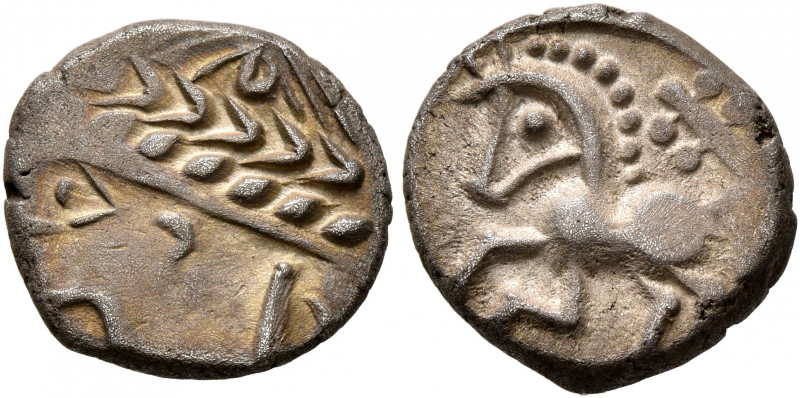SOUTHERN GAUL. Allobroges. Circa 100-75 BC. Drachm (Silver, 13 mm, 2.29 g, 11 h)...
