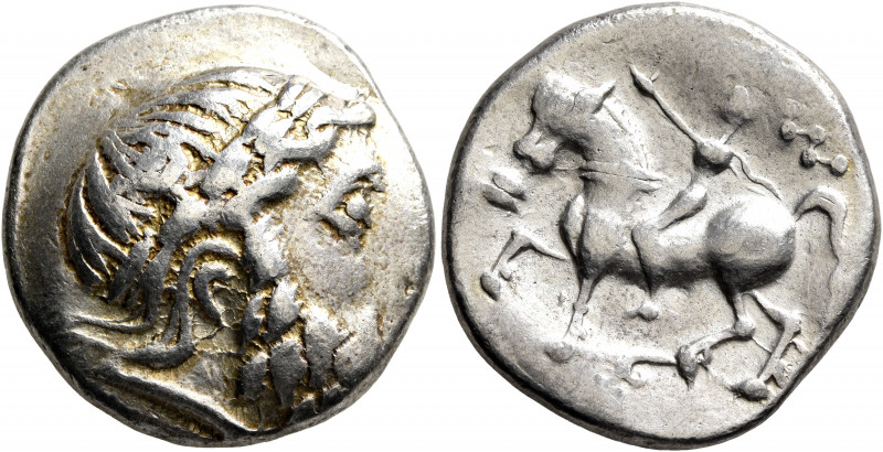 CARPATHIAN REGION. Uncertain tribe. Circa 3rd century BC. Tetradrachm (Silver, 2...