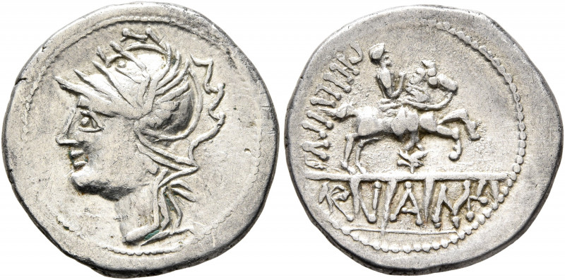MIDDLE DANUBE. Eravisci. Mid to late 1st century BC. Denarius (Silver, 20 mm, 4....