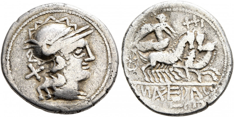 MIDDLE DANUBE. Eravisci. Mid to late 1st century BC. Denarius (Silver, 19 mm, 4....