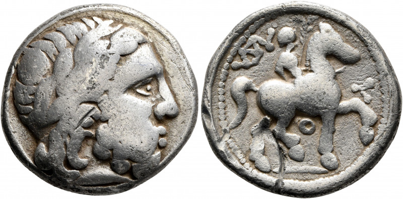 LOWER DANUBE. Uncertain tribe. 3rd to 2nd centuries BC. Tetradrachm (Silver, 26 ...