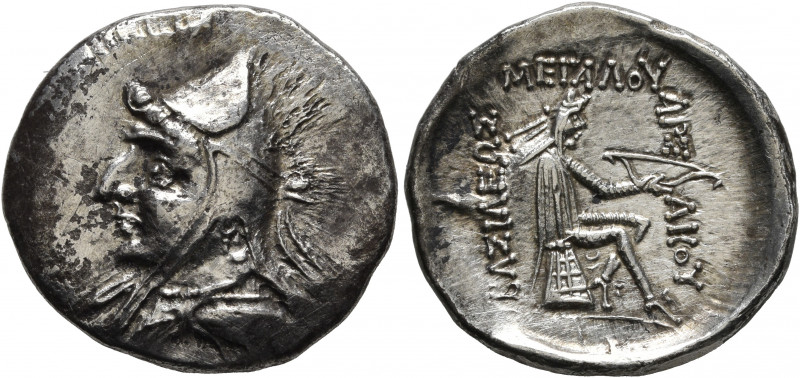 KINGS OF PARTHIA. Phriapatios to Mithradates I, circa 185-132 BC. Drachm (Silver...