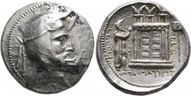 KINGS OF PERSIS. Oborzos (Vabharz), early-mid 3rd century BC. Tetradrachm (Silver, 27 mm, 17.05 g, 7 h), Istakhr (Persepolis). Head of Oborzos to righ...