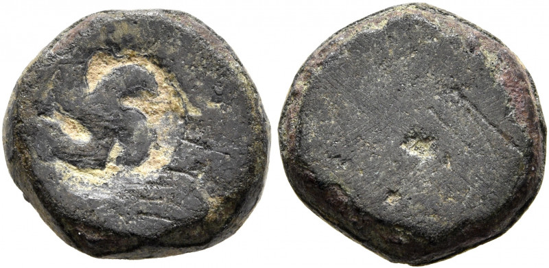 INDIA, Post-Mauryan (Punjab). Taxila (local coinage). AE (Bronze, 12 mm, 3.25 g)...