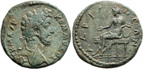 MYSIA. Hadrianaea. Commodus, 177-192. Diassarion (Bronze, 24 mm, 7.85 g, 6 h), circa 184-187. ΑYΤ Κ Μ ΑYΡ ΚΟΜΜΟΔΟϹ Laureate head of Commodus to right....