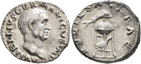 Vitellius, 69. Denarius (Silver, 19 mm, 3.07 g, 6 h), Rome, late April-December 69. A VITELLIVS GERMANICVS IMP Bare head of Vitellius to right. Rev. X...