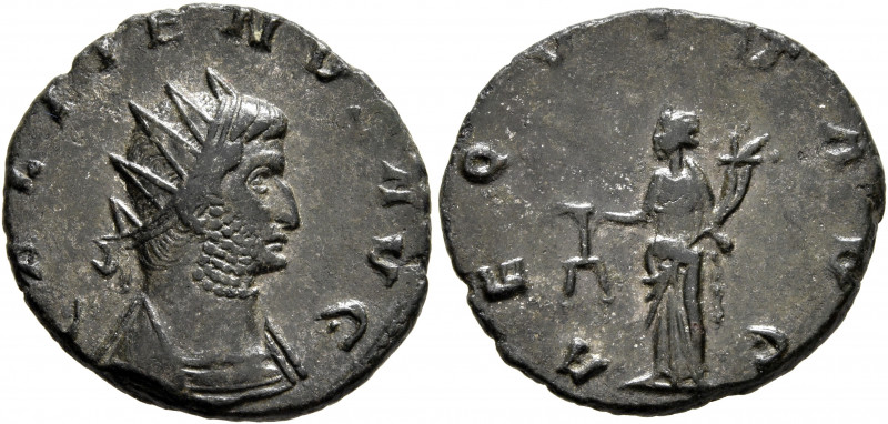 Gallienus, 253-268. Antoninianus (Silvered bronze, 20 mm, 3.05 g, 5 h), Siscia, ...