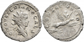 Divus Valerian II, died 258. Antoninianus (Silver, 22 mm, 3.28 g, 6 h), Cologne, 258. DIVO VALERIANO CAES Radiate and draped bust of Divus Valerian II...
