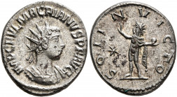 Macrianus, usurper, 260-261. Antoninianus (Billon, 20 mm, 3.91 g, 12 h), Samosata. IMP C FVL MACRIANVS P F AVG Radiate and cuirassed bust of Macrianus...