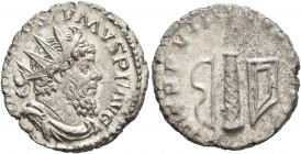 Postumus, Romano-Gallic Emperor, 260-269. Antoninianus (Billon, 19 mm, 3.44 g, 7 h), Cologne, early to mid 268. IMP C POSTVMVS P F AVG Radiate, draped...