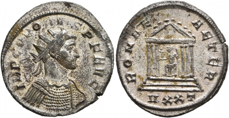 Probus, 276-282. Antoninianus (Silvered bronze, 23 mm, 3.62 g, 5 h), Ticinum, 27...