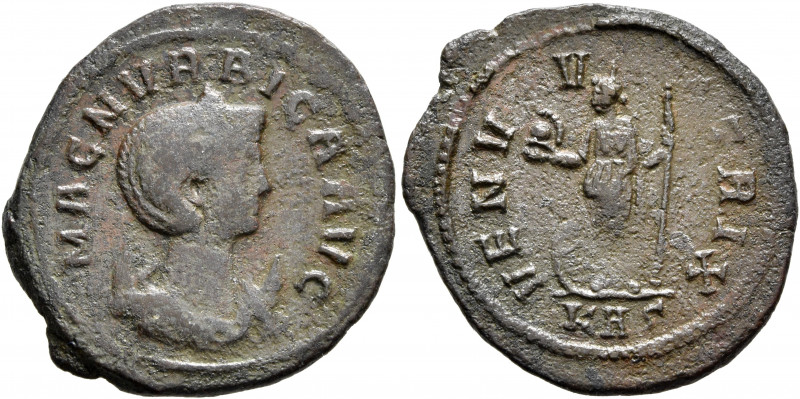 Magnia Urbica, Augusta, 283-285. Antoninianus (Billon, 24 mm, 4.13 g, 6 h), Rome...