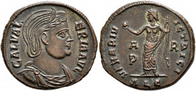 Galeria Valeria, Augusta, 308-311. Follis (Bronze, 24 mm, 6.64 g, 5 h), Alexandria, circa 308. GAL VALERIA AVG Diademed and draped bust of Galeria Val...