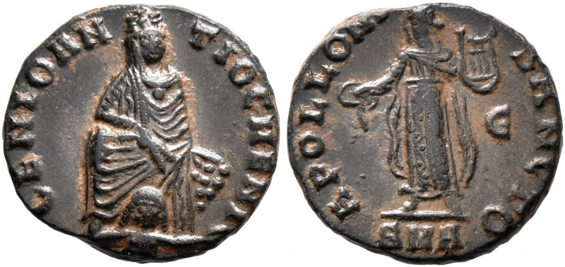 Time of Maximinus II, 310-313. Follis (Bronze, 14 mm, 1.65 g, 5 h), ‘Persecution...