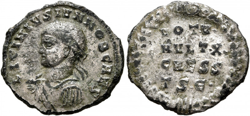 Licinius II, Caesar, 317-324. Follis (Silvered bronze, 19 mm, 2.00 g, 6 h), Thes...
