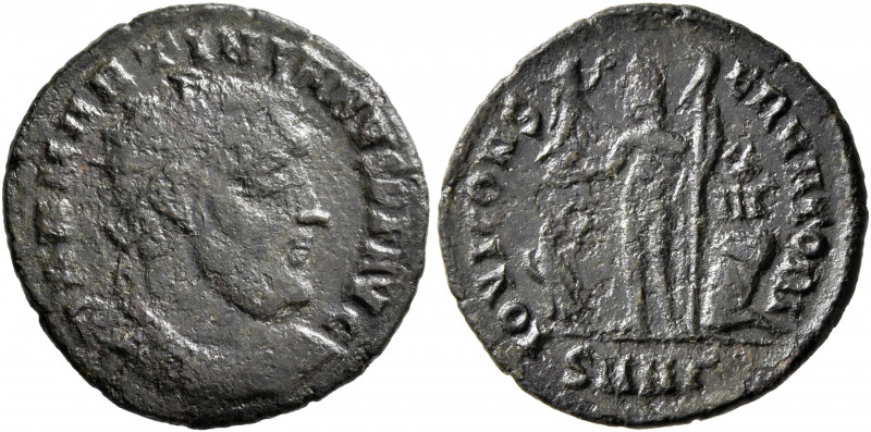 Martinian, usurper, 324. Follis (Bronze, 20 mm, 2.79 g, 5 h), Nicomedia. D N M M...
