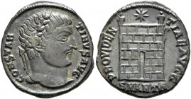 Constantine I, 307/310-337. Follis (Bronze, 20 mm, 3.00 g, 12 h), Antiochia, 327-328. CONSTANTINVS AVG Laurel-and-rosette-diademed head of Constantine...