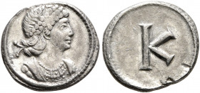 Commemorative Series, 330-354. 1/3 Siliqua (Silver, 16 mm, 1.02 g, 8 h), Constantinopolis, struck under Constantine I, circa 330. Pearl-diademed and d...