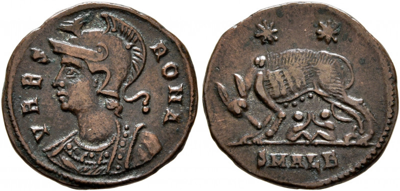 Commemorative Series, 330-354. Follis (Bronze, 18 mm, 2.48 g, 12 h), Alexandria,...