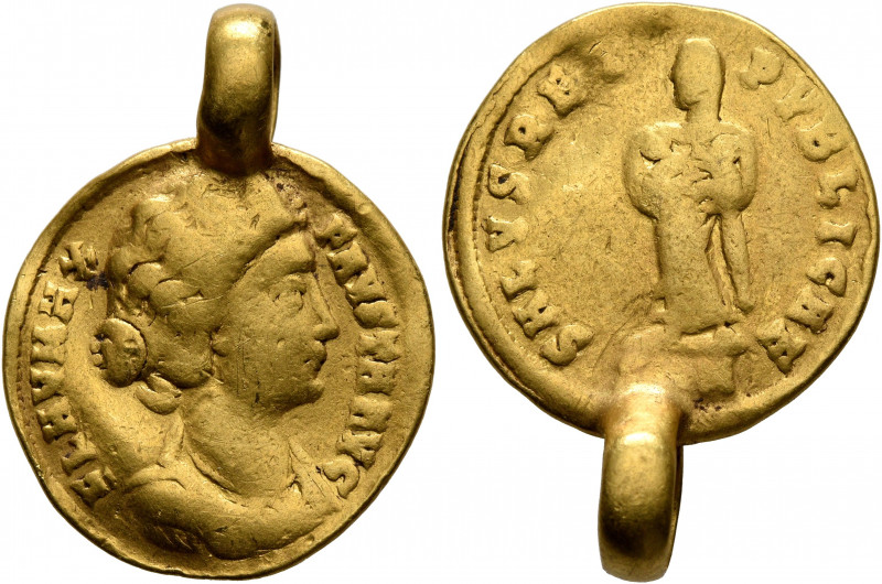 Fausta, Augusta, 324-326. Solidus (Gold, 19 mm, 4.73 g, 6 h), Nicomedia, 324. FL...
