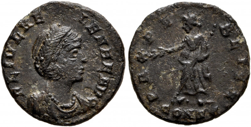 Helena, Augusta, 324-328/30. Follis (Bronze, 15.5 mm, 1.48 g, 11 h), Constantino...
