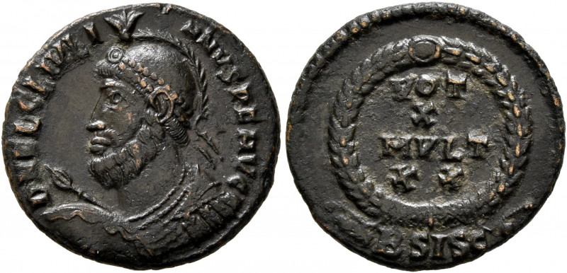 Julian II, 360-363. Follis (Bronze, 19.5 mm, 3.21 g, 1 h), Siscia, 361-363. D N ...