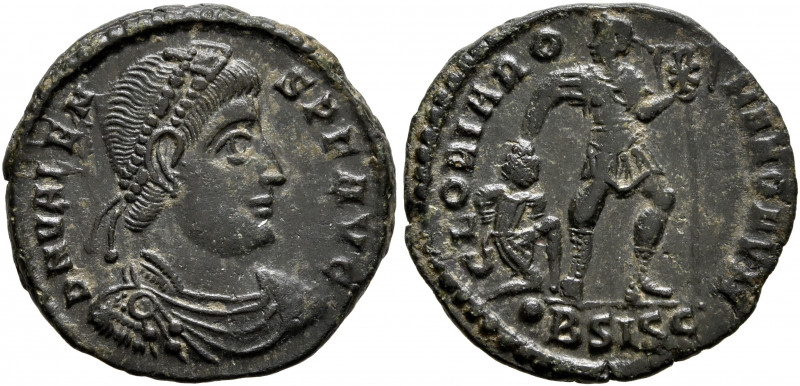 Valens, 364-378. Follis (Bronze, 18.5 mm, 2.40 g, 6 h), Siscia, 364-367. D N VAL...