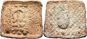 SELEUKID KINGS OF SYRIA. Antiochos VIII Epiphanes (Grypos), 121/0-97/6 BC. Weight of 1 Mina (Lead, 92x98 mm, 686.00 g), Satyros, agoranomos, SE 200 = ...