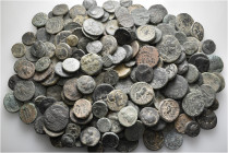 A lot containing 200 bronze coins. All: Greek. Fair to good fine. LOT SOLD AS IS, NO RETURNS. 200 coins in lot.