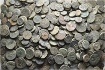 A lot containing 540 bronze coins. Mostly: Greek. Fair to fine. LOT SOLD AS IS, NO RETURNS. 540 coins in lot.
