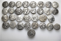 A lot containing 32 silver coins. All: Ptolemaic Kings of Egypt. Fine to very fine. LOT SOLD AS IS, NO RETURNS. 32 coins in lot.


From the Rhakoti...