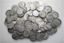 A lot containing 100 silver coins. All: Islamic. About very fine to good very fine. LOT SOLD AS IS, NO RETURNS. 100 coins in lot.