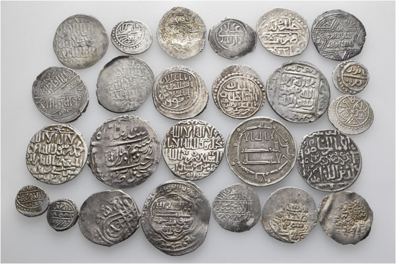 A lot containing 25 silver coins. All: Islamic. Fine to very fine. LOT SOLD AS I...