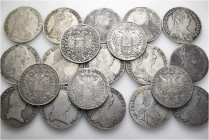 A lot containing 20 silver coins. All: Austrian Talers. Fine to very fine. LOT SOLD AS IS, NO RETURNS. 20 coins in lot.