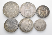 A lot containing 6 silver coins. All: France. Fine to very fine. LOT SOLD AS IS, NO RETURNS. 6 coins in lot.


From the collection of a Swiss schol...