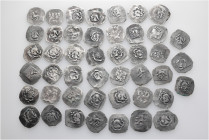 A lot containing 45 silver coins. All: Germany, Dukes of Bavaria. Late 14th to mid 15th centuries. Pfennige. Munich, Landshut, Ingolstadt. Fine to ver...