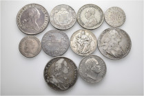 A lot containing 10 silver coins. All: Germany. Fine to very fine. LOT SOLD AS IS, NO RETURNS. 10 coins in lot.


From the collection of a Swiss sc...