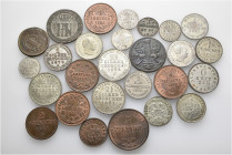 A lot containing 27 silver and bronze coins. All: Germany. Very fine to good extremely fine. LOT SOLD AS IS, NO RETURNS. 27 coins in lot.


From th...