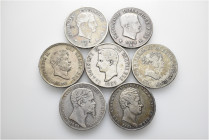 A lot containing 7 silver coins. All: Italy. Fine to very fine. LOT SOLD AS IS, NO RETURNS. 7 coins in lot.


From the collection of a Swiss schola...