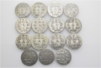 A lot containing 15 silver coins. All: Netherlands. About very fine to good very fine. LOT SOLD AS IS, NO RETURNS. 15 coins in lot.


From the coll...