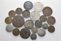 A lot containing 21 bronze coins. All: Spain. Very fine to good very fine. LOT SOLD AS IS, NO RETURNS. 21 coins in lot.


From the collection of a ...