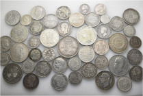 A lot containing 45 silver coins. All: World. Fine to good very fine. LOT SOLD AS IS, NO RETURNS. 45 coins in lot.


From the collection of a Swiss...
