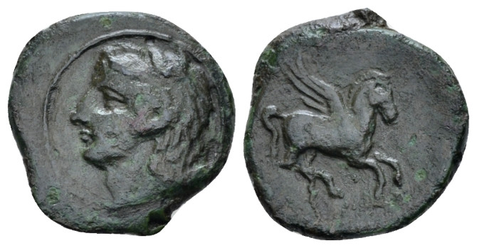 Sicily, Cephalodion Bronze 339/8-307, Æ 16.00 mm., 2.12 g.
Cephalodion Bronze c...