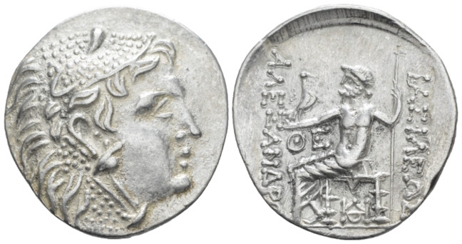 Thrace, Odessus tetradrachm in the types of Alexander III circa 120-90, AR 29.70...