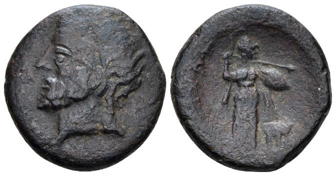 Phocis, Federal coinage, Elateia Bronze II century BC, Æ 21.00 mm., 6.33 g.
Bea...