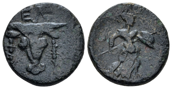 Phocis, Phocis - Federal coinage Bronze II century, Æ 15.00 mm., 3.83 g.
Facing...